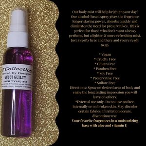 Inspired by Designer Fragrance Body Spray